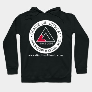 GRACIE JIU JITSU AT IMPERATORI round on black Hoodie